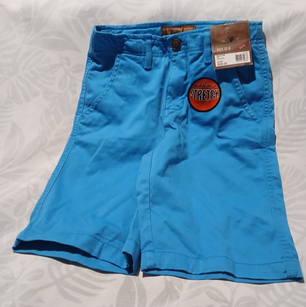 Red Camel Boys Blue Shorts. NWT Size 12R